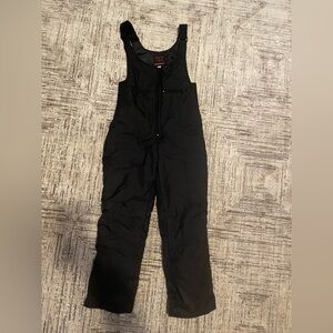 RA Sports Womens Size Small Vintage Black Snow Bib